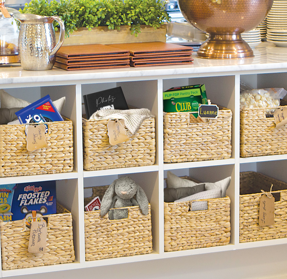 Pantry cubby holes.