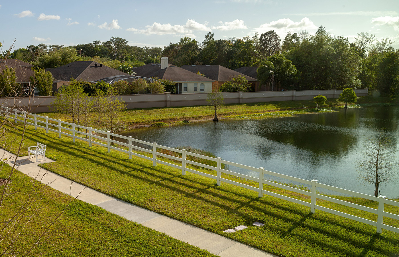 A nature trail at The Watermark at Vistawilla.