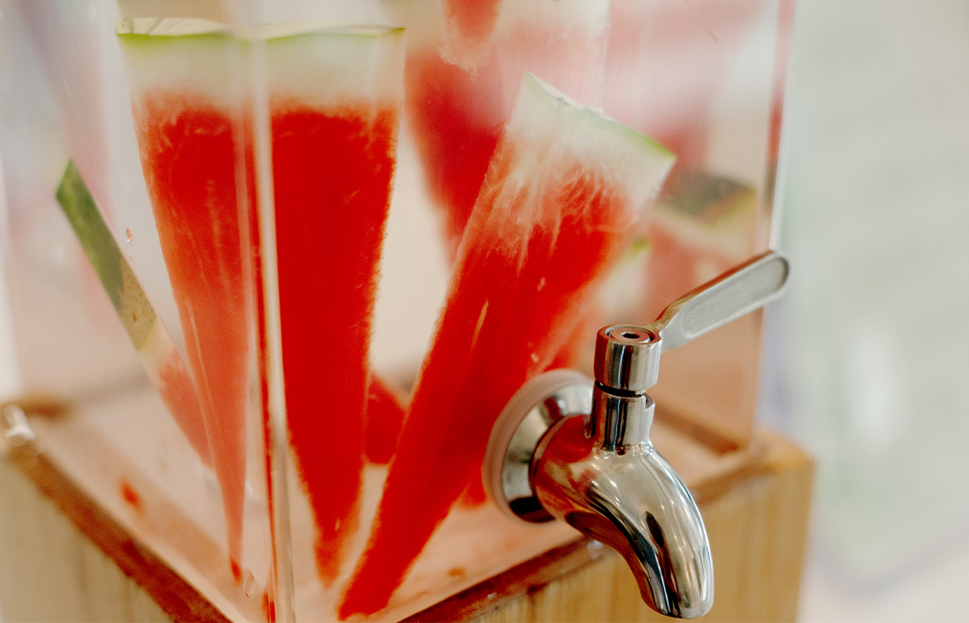 Watermelon in water.
