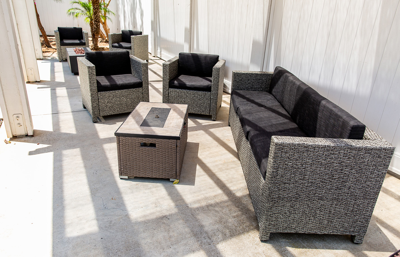 outdoor area with patio furniture 