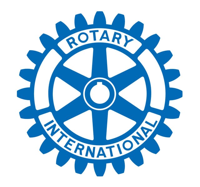Rotary Club International logo.