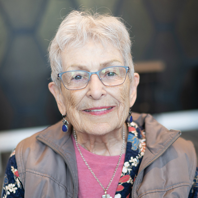 A headshot of a smiling female resident.