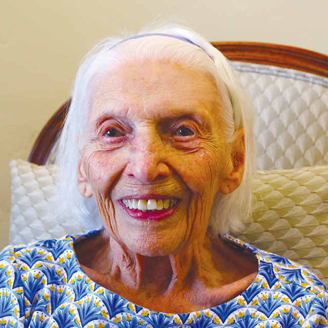 A headshot of a smiling, female resident.