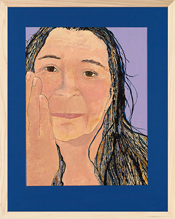 An artistic portrait of a person.