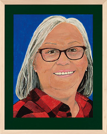 An artistic portrait of a person.