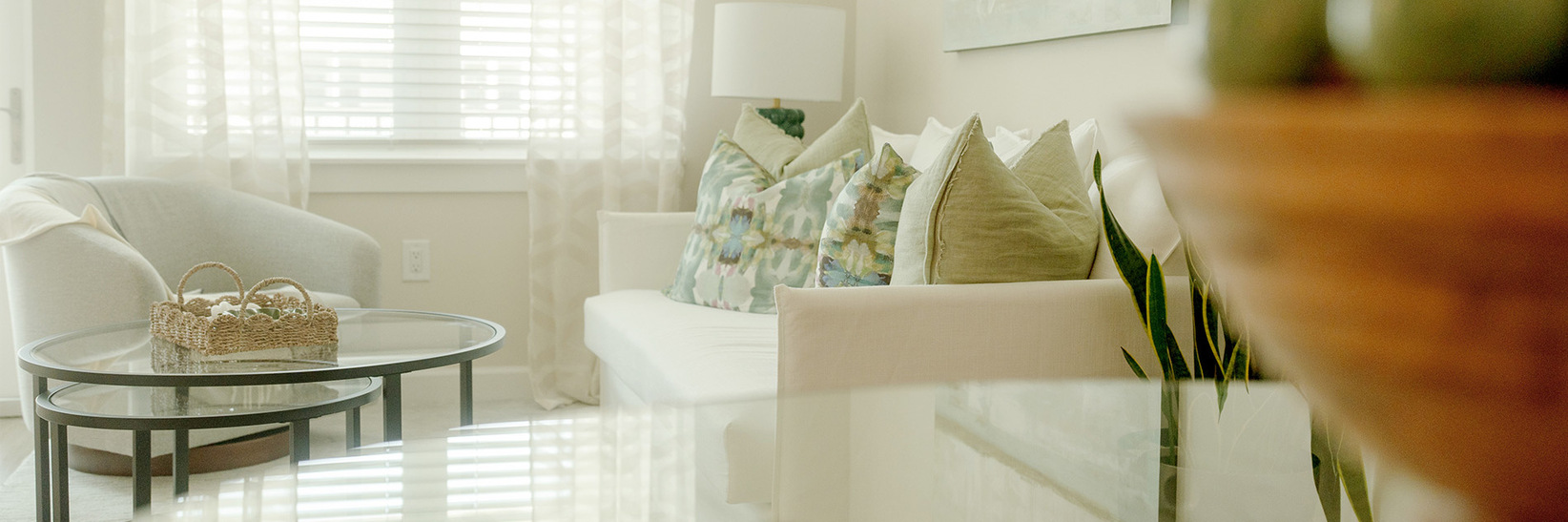 A fully furnished living room. A fully furnished living room.