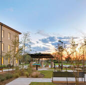 South Park Meadows courtyard.