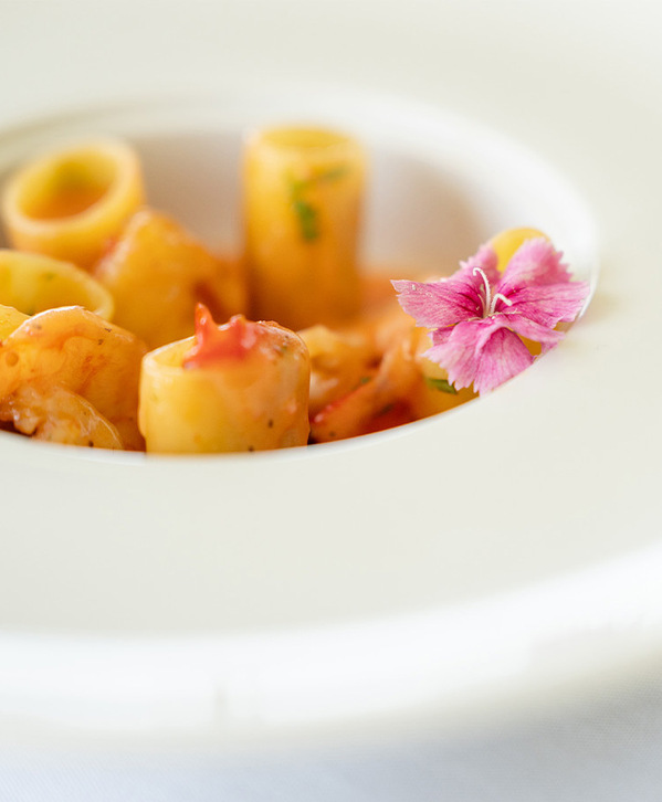 Accordion image A dish with pasta.