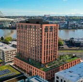 Exterior building at The Watermark at The Pearl, luxury senior living in Portland