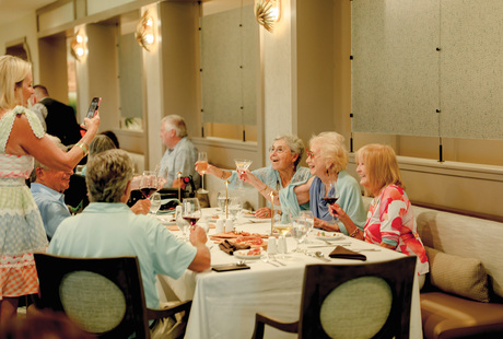 Assisted Living residents at The Watermark at Marco Island Senior Living Community in Marco Island, FL.