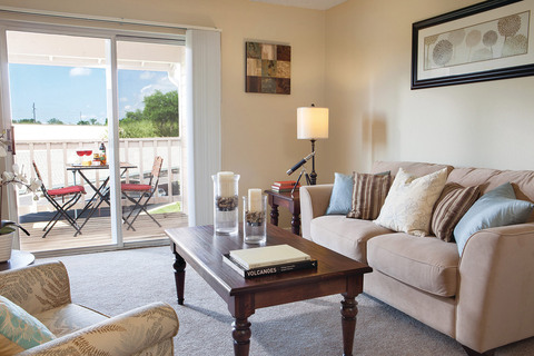 An apartment at The Fountains at Greenbriar.