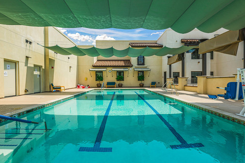 Outdoor pool.