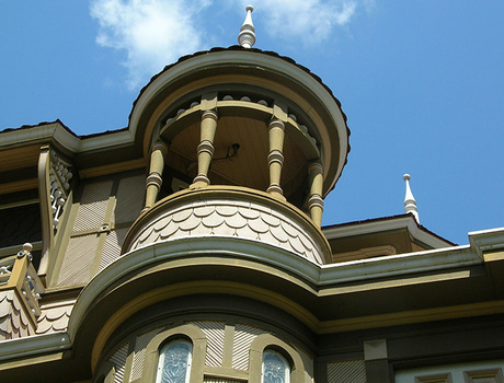An old victorian style houes.