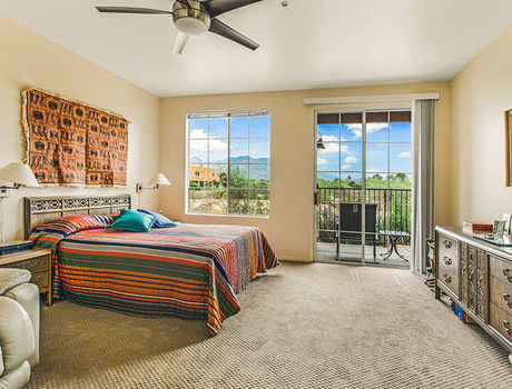 An apartment at The Fountains at La Cholla.