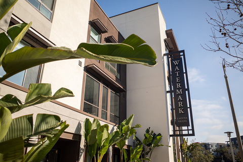 The exterior of the building.