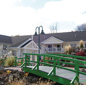 Legacy at Clover Blossom exterior building and courtyard.