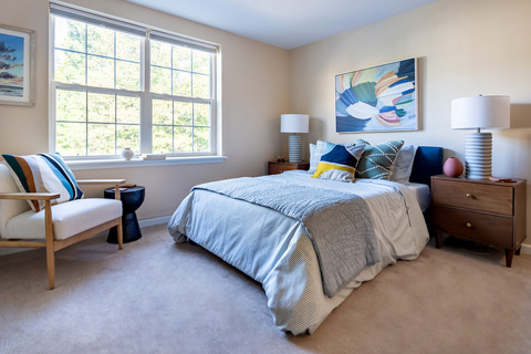 A fully furnished studio apartment.