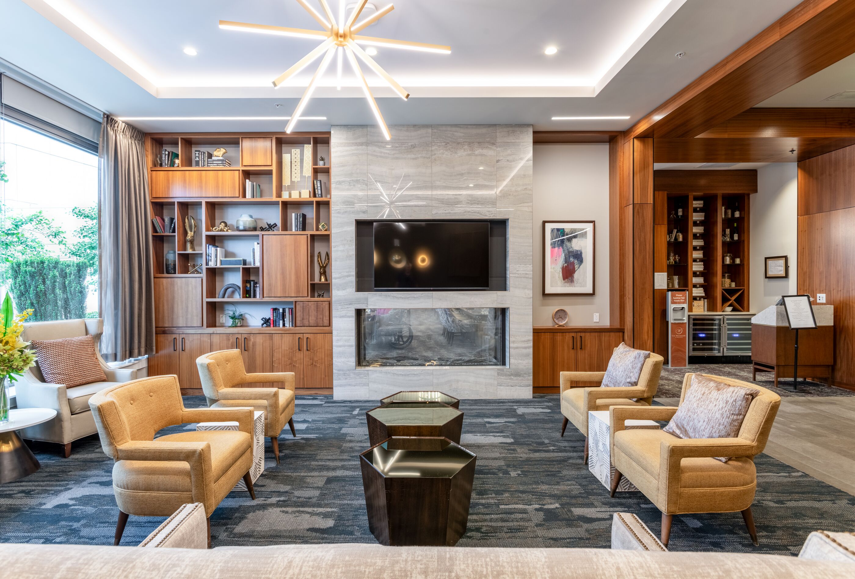 The lobby