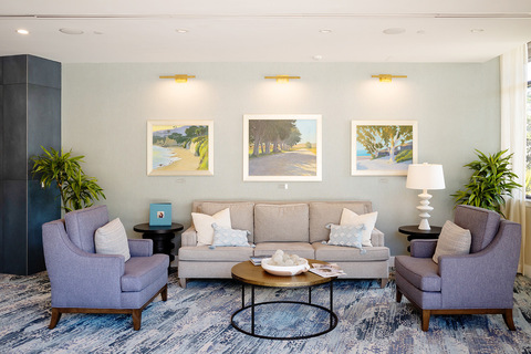 A common sitting area with a couch.