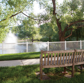 A park at The Fountains at Greenbriar.