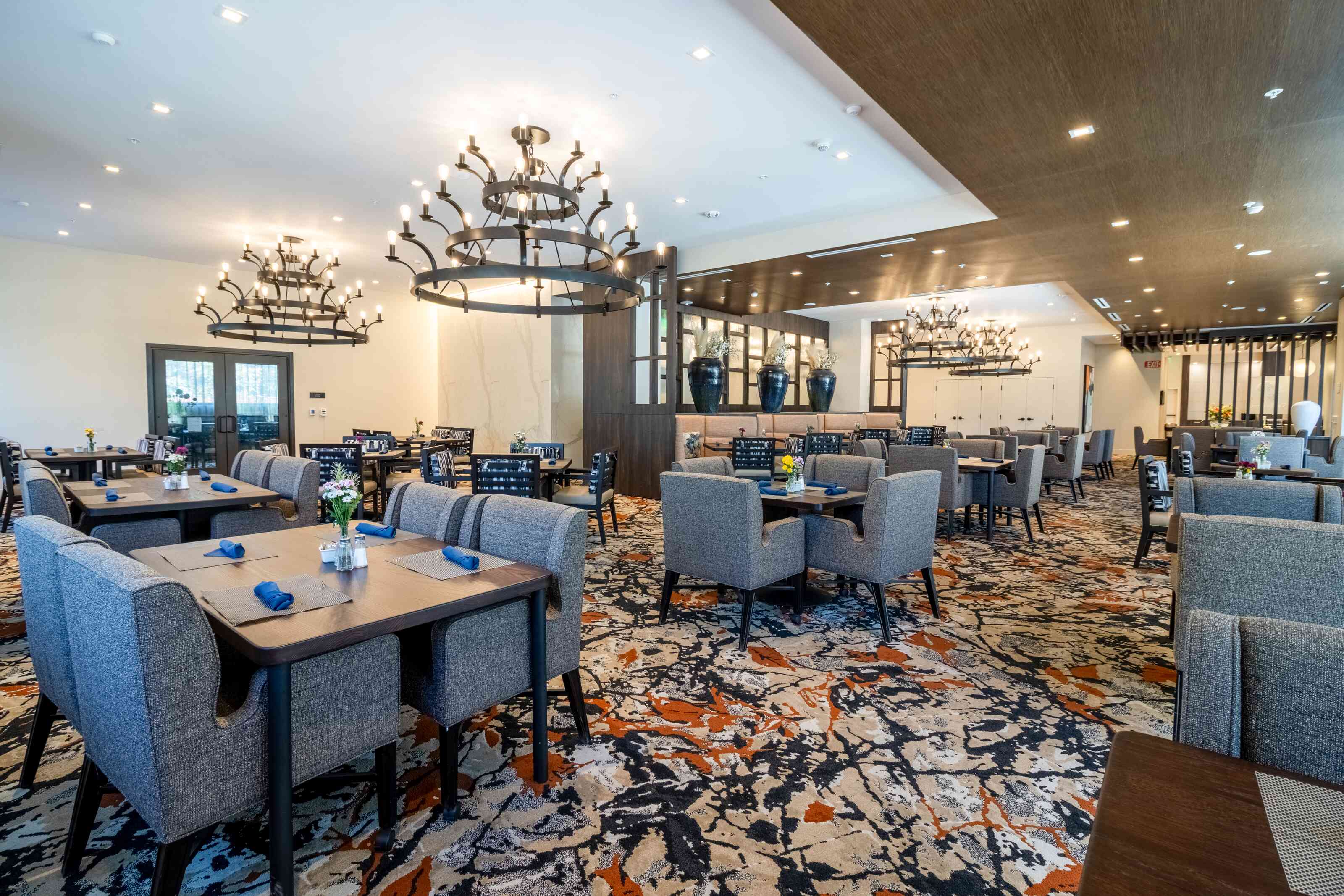 Dining room at The Watermark at San Jose.
