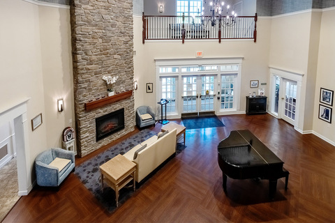 The newly renovated lobby area.