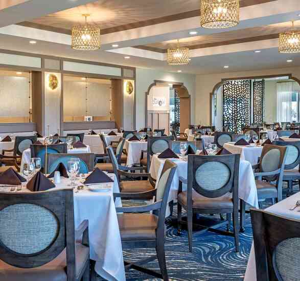 Dining room at The Watermark at Marco Island.