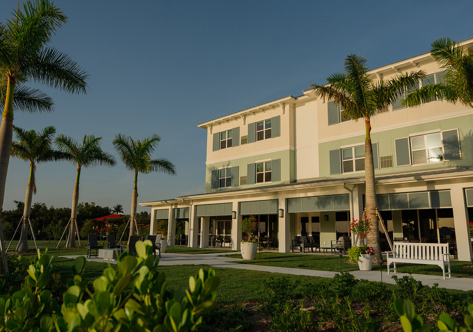 The exterior of The Watermark at Marco Island at dusk. The exterior of The Watermark at Marco Island at dusk.