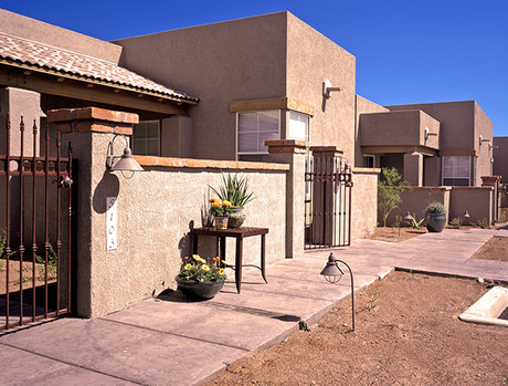 The casitas at The Fountains at La Cholla.