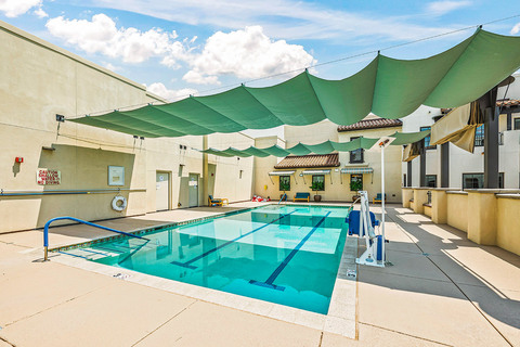 Outdoor pool.