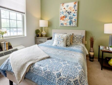 A bedroom at Blue Bell Place.