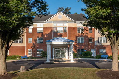 The exterior of the building.