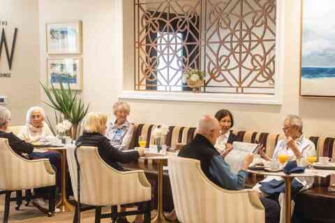 Residents at W Lounge