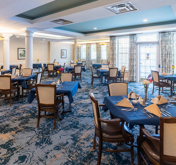 A dining area.