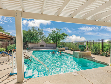 A pool at The Fountains at La Cholla.