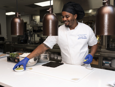 A chef at The W Lounge.