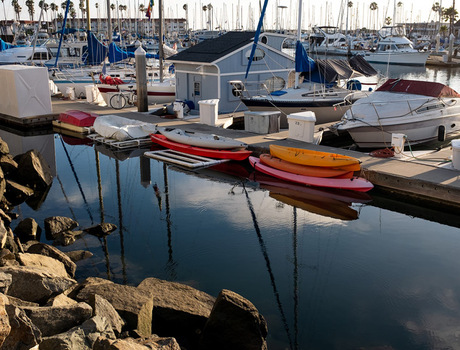 The Oceanside harbor.