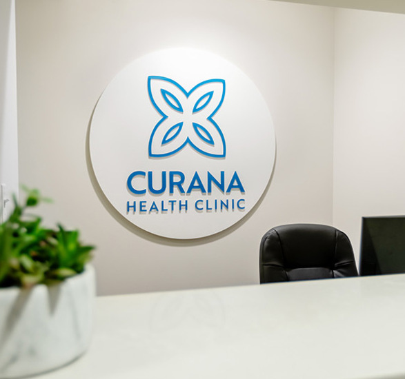 The front desk of a clinic.