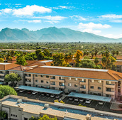 The exterior of The Fountains at La Cholla.