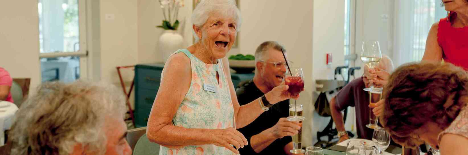 Resident Dancing at The Watermark at Marco Island. Resident Dancing at The Watermark at Marco Island.