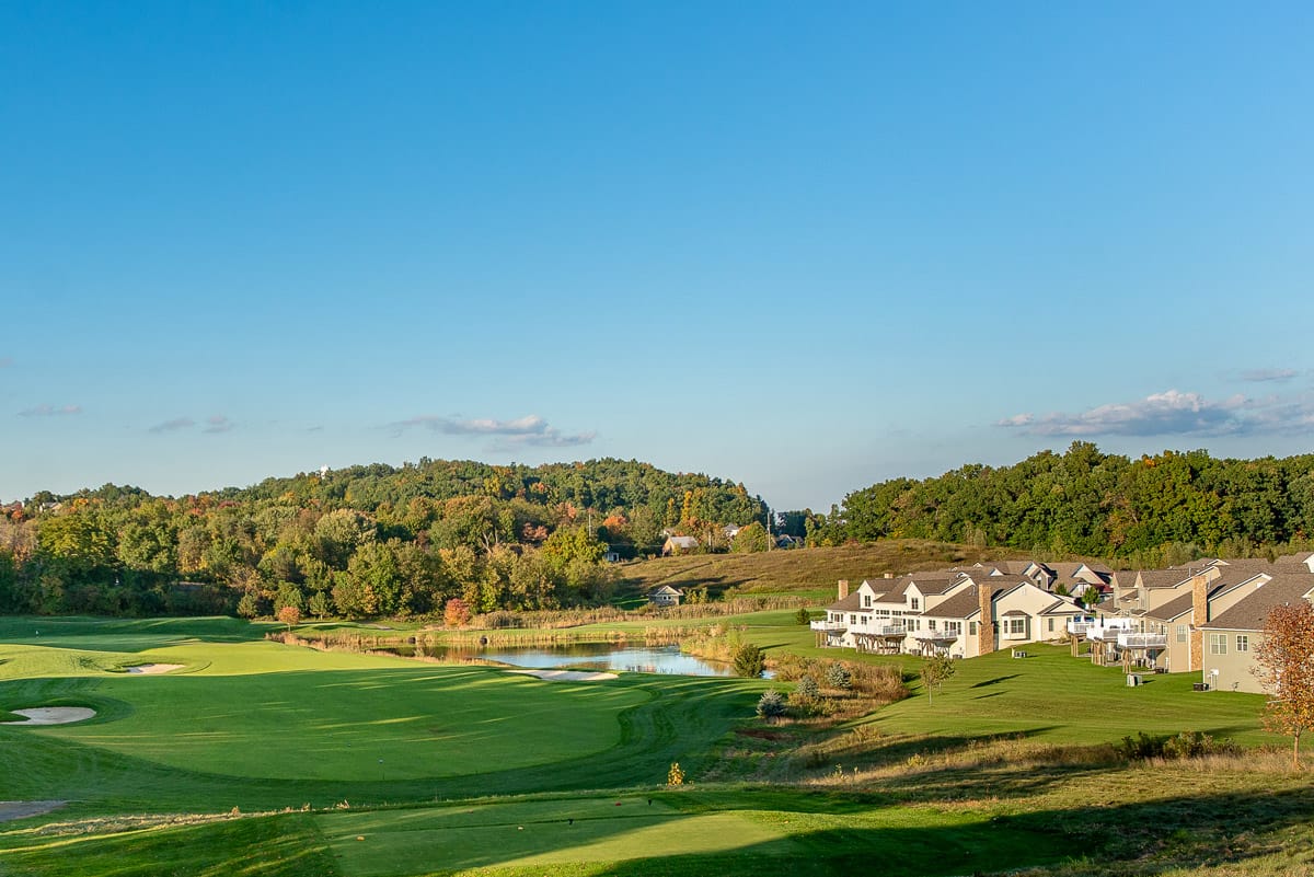 A golf course at The Legacy at Fairways.
