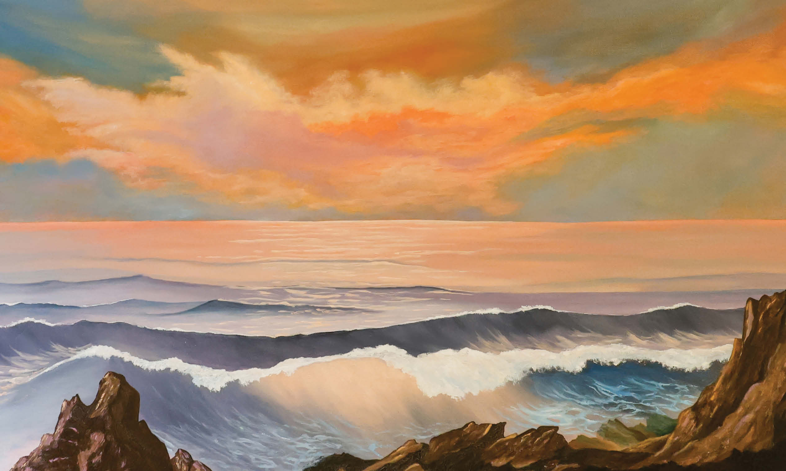 Ocean Waves painting