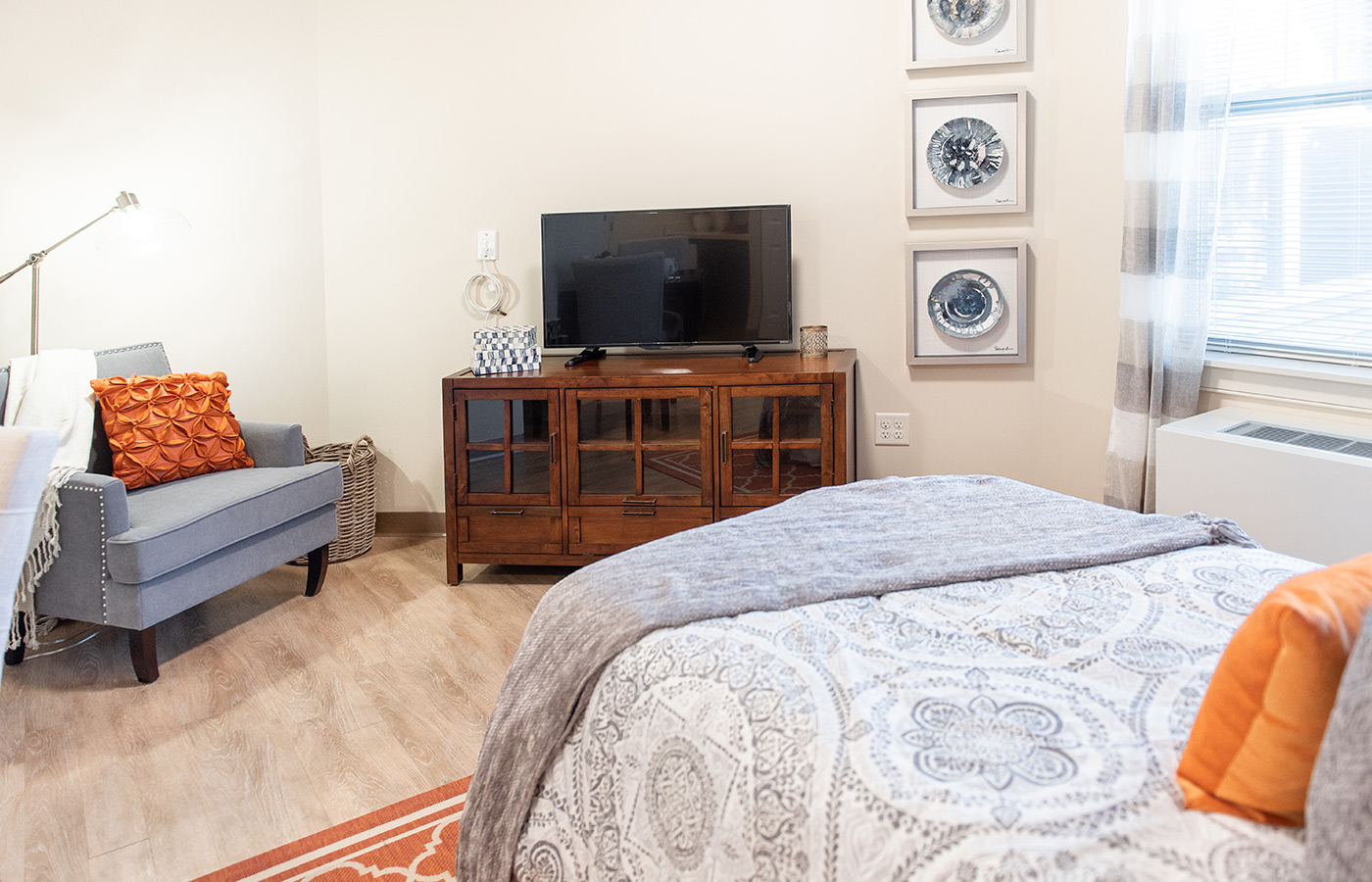 An apartment at The Legacy at Maiden Park.