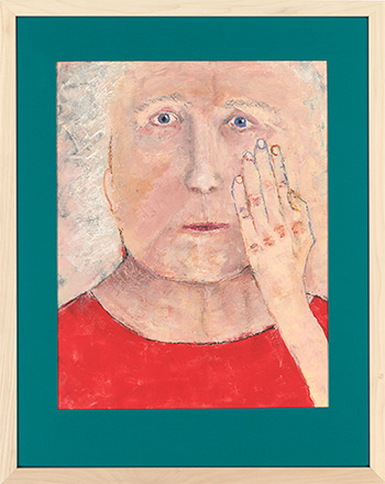 An artistic portrait of a person.