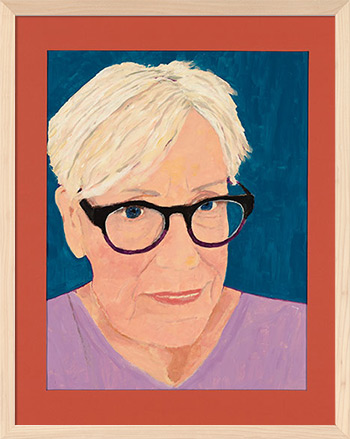 An artistic portrait of a person.