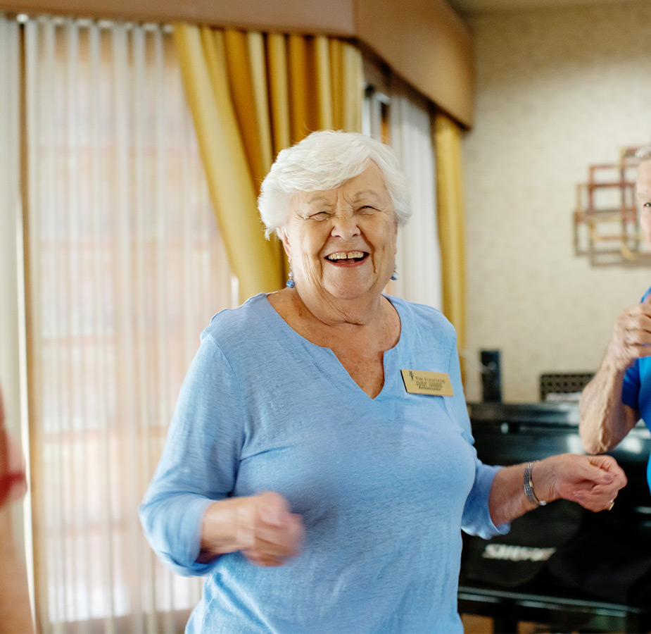 A person dancing.