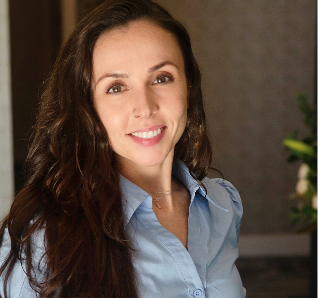 A person smiling.