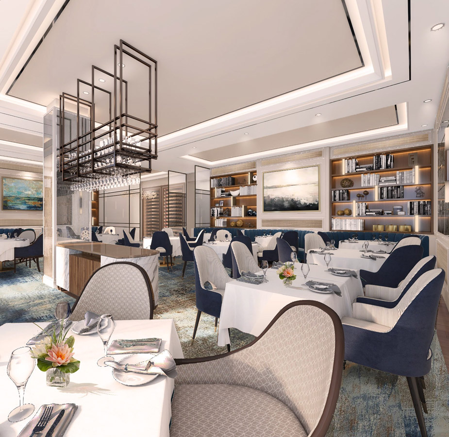 The dining area at The Watermark at West Palm Beach.