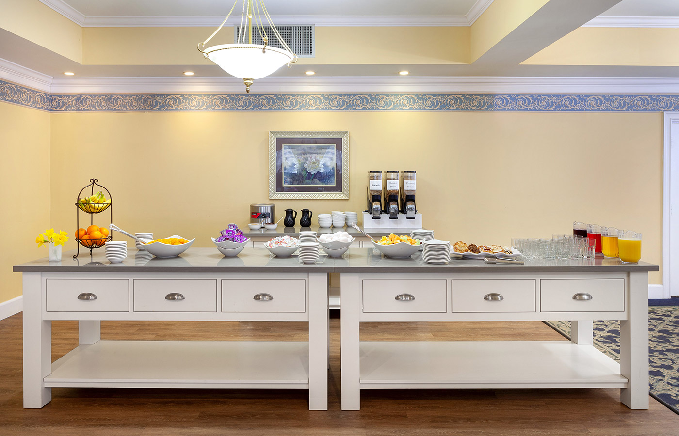 Pastry bar.