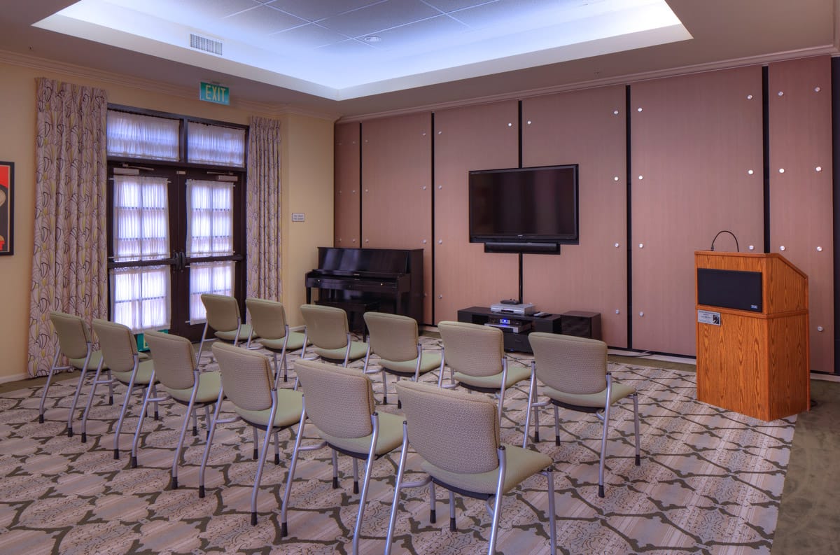 The conference room at The Watermark at Beverly Hills.